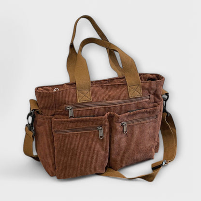 Damen Tote Tasche Alltag Leder Braun
