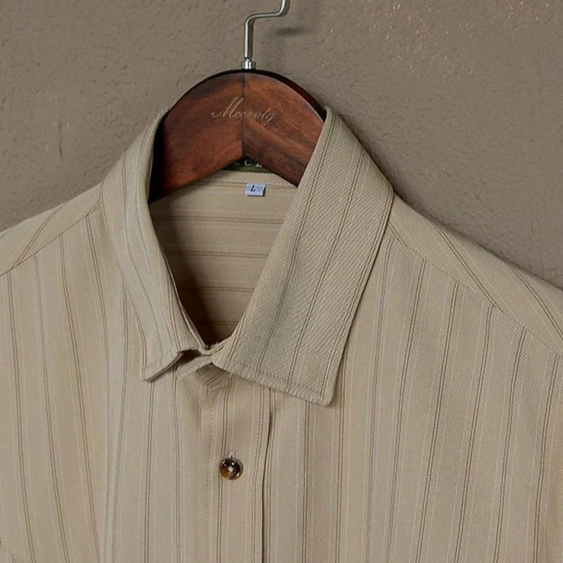 Button-Up Hemd - Langarmhemd mit Kragen für Männer-Chaps Herrenmode