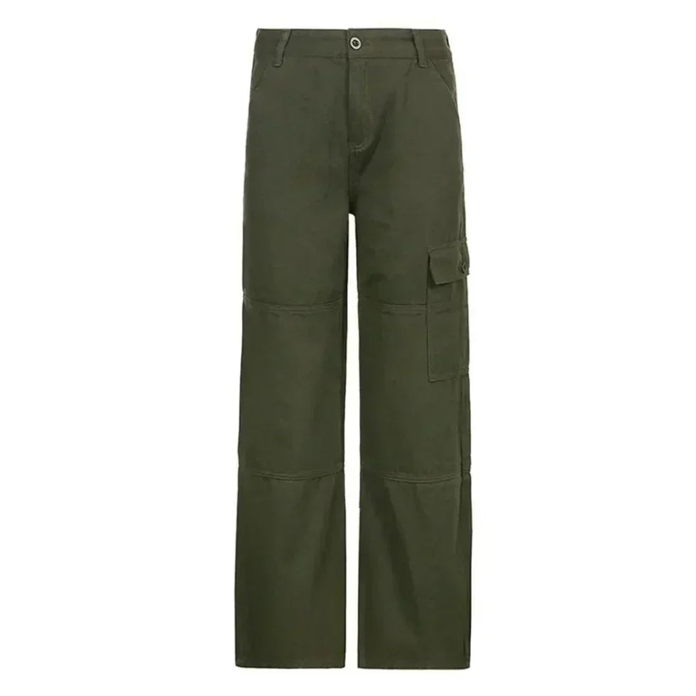 Damen Cargohose Trendig Lässig Bequem