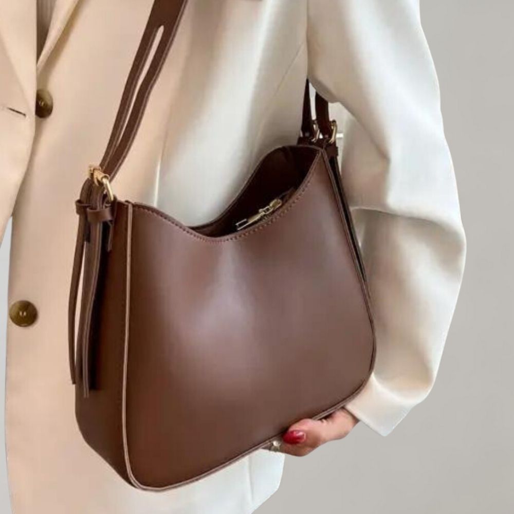 Eveloria Damen Crossbody-Tasche Vegan Ledersatz Elegannt