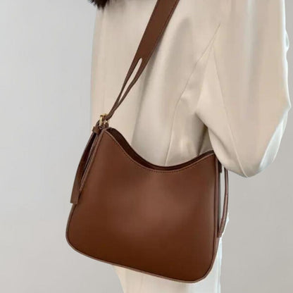 Eveloria Damen Crossbody-Tasche Vegan Ledersatz Schwarz Elegannt - Eveloria