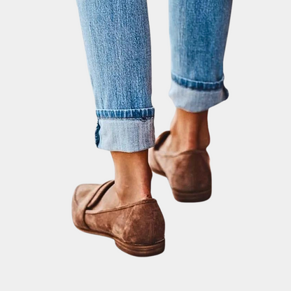 Damen Loafer Elegant Leder