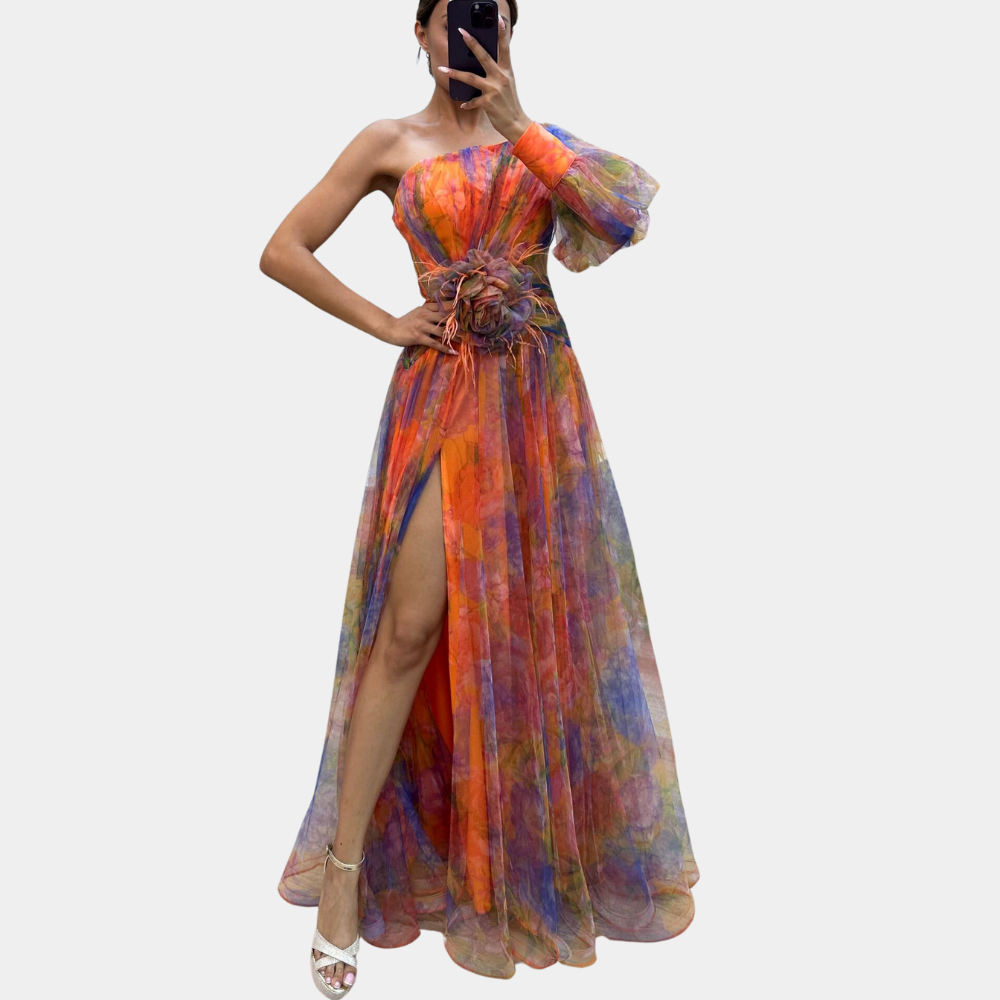 Eveloria Damen Maxikleid Elegantes Design Zeitloser Stil Hochwertig