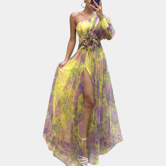 Eveloria Damen Maxikleid Elegantes Design Zeitloser Stil Hochwertig - Eveloria