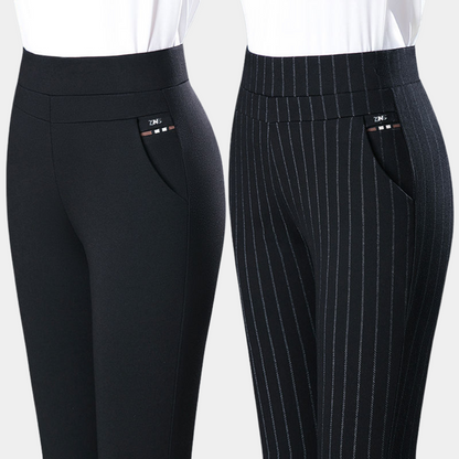 Damenhose Bequem Stretch Schwarz - Eveloria