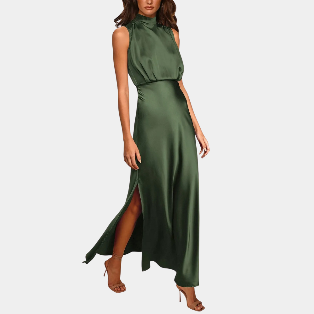 Eveloria Damenkleid Mit Schlitz Elegantes Design