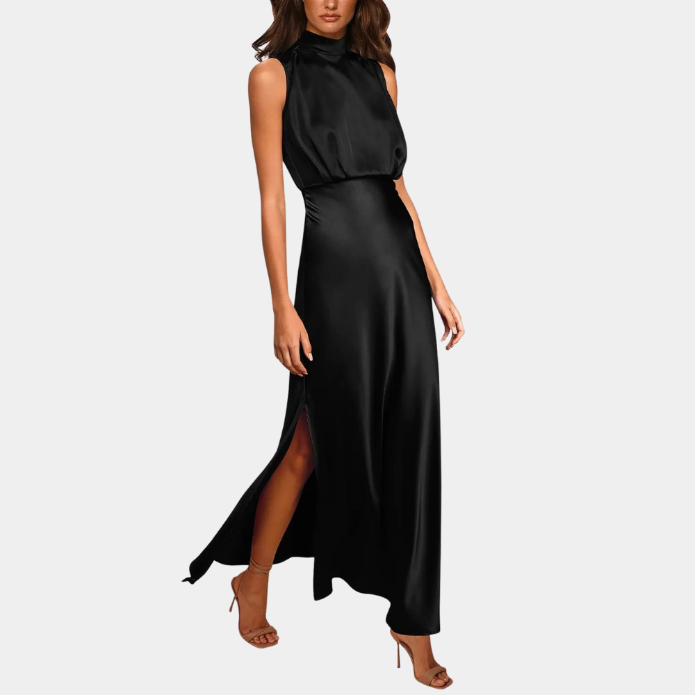 Eveloria Damenkleid Mit Schlitz Elegantes Design