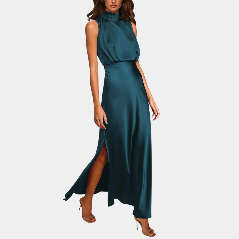 Eveloria Damenkleid Mit Schlitz Elegantes Design