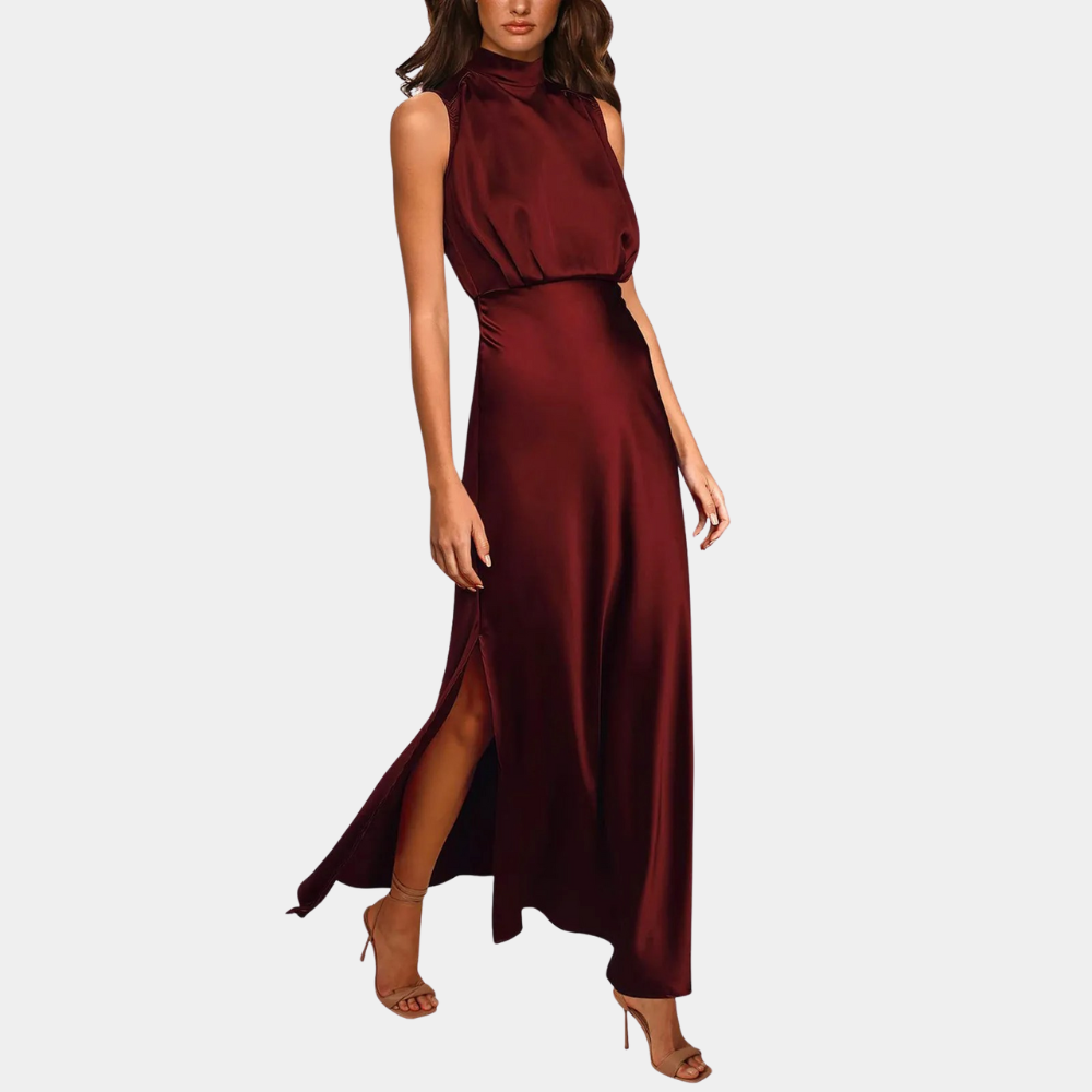 Eveloria Damenkleid Mit Schlitz Elegantes Design