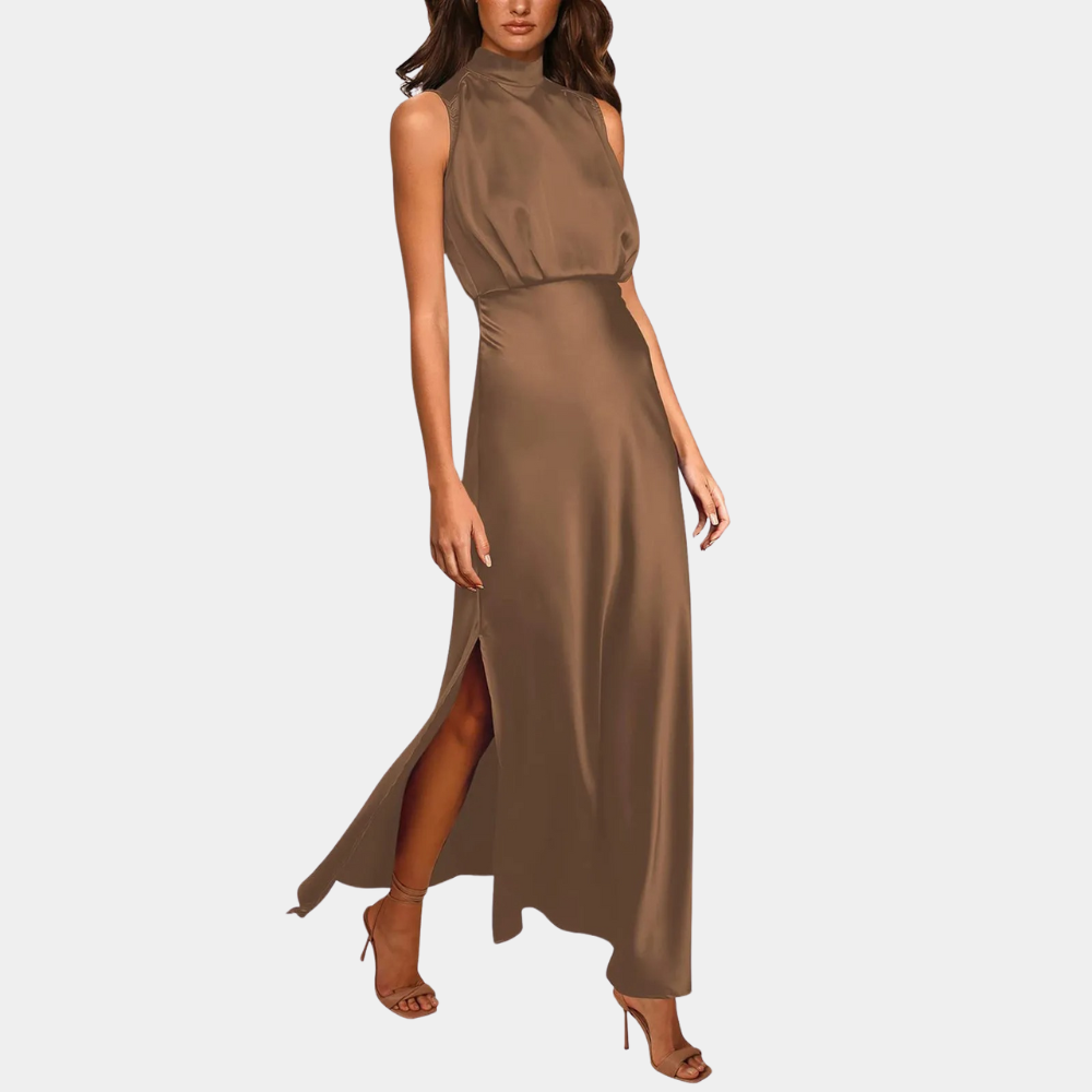 Eveloria Damenkleid Mit Schlitz Elegantes Design