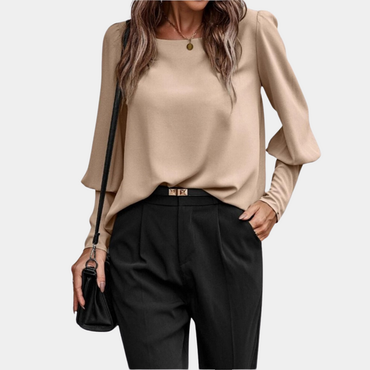 Eveloria Damen Bluse Klassischer Schnitt Elegantes Design - Eveloria