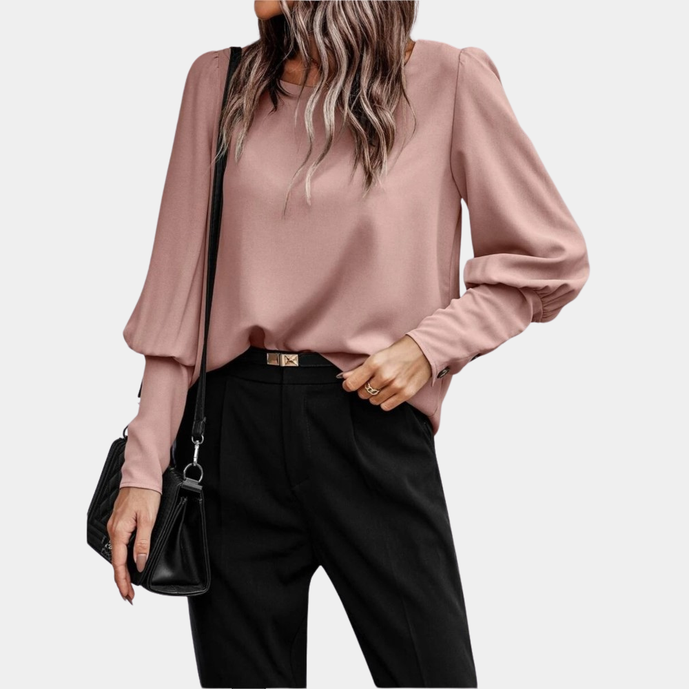 Eveloria Damen Bluse Klassischer Schnitt Elegantes Design