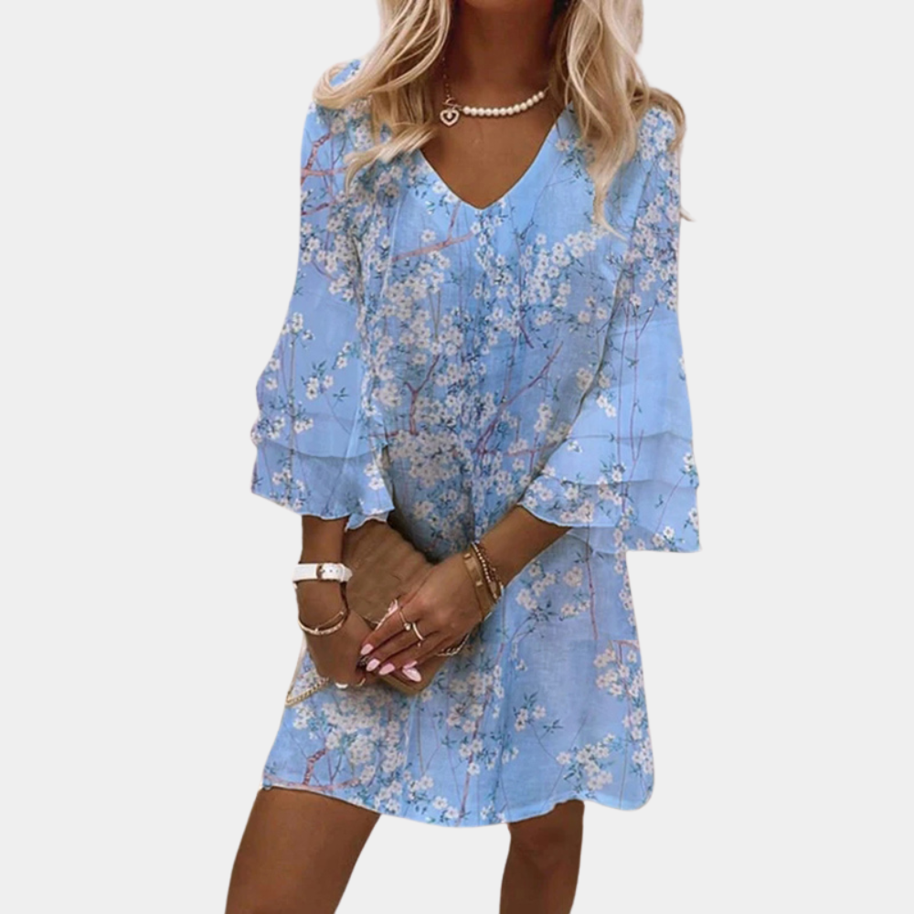 Eveloria Damen Sommerkleid Klassisch Leicht