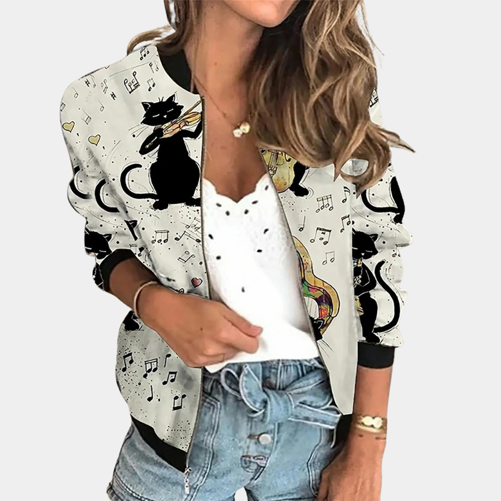 Eveloria Damenjacke Druckdesign