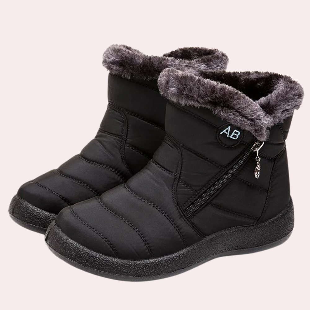 Damen Stiefel Warm Gefüttert Rutschfest