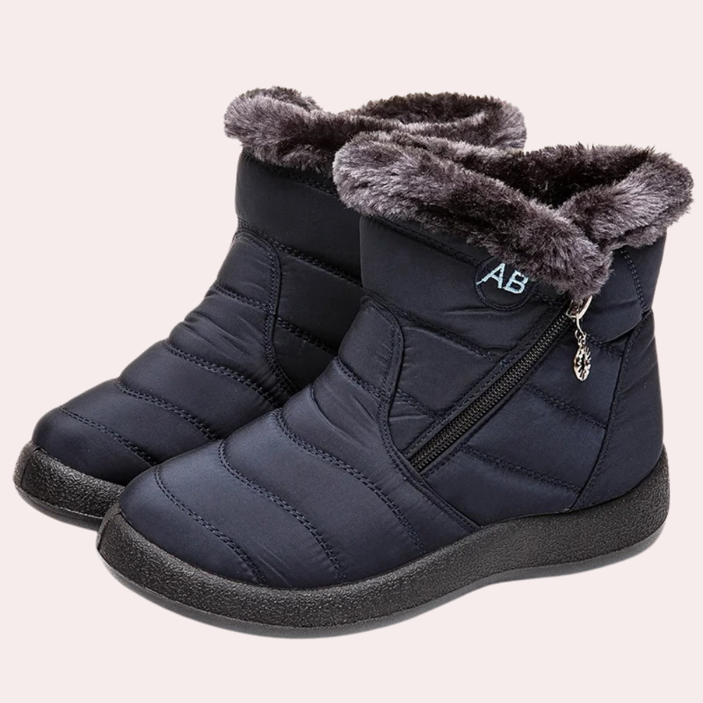 Damen Stiefel Warm Gefüttert Rutschfest