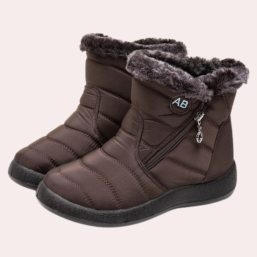 Damen Stiefel Warm Gefüttert Rutschfest