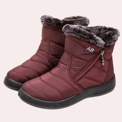 Damen Stiefel Warm Gefüttert Rutschfest