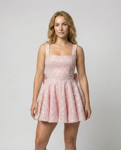 Personalisierbares Damen Partykleid Schleife - Eveloria
