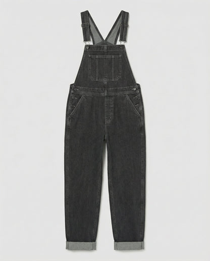 Damen Latzhose Denim Crossback