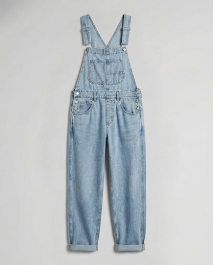 Damen Latzhose Denim Crossback