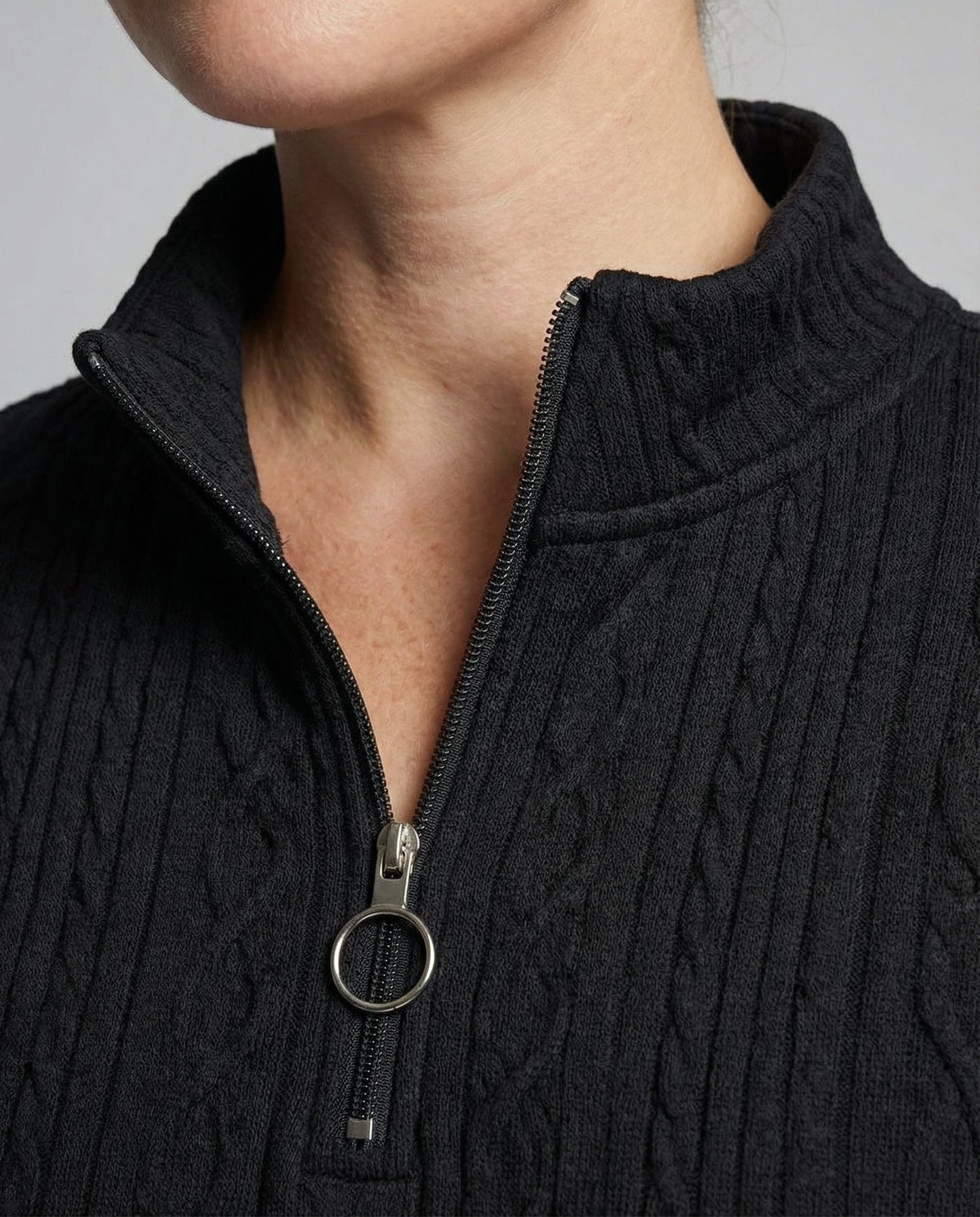 Damen Casual-Pullover Weich Texturiert