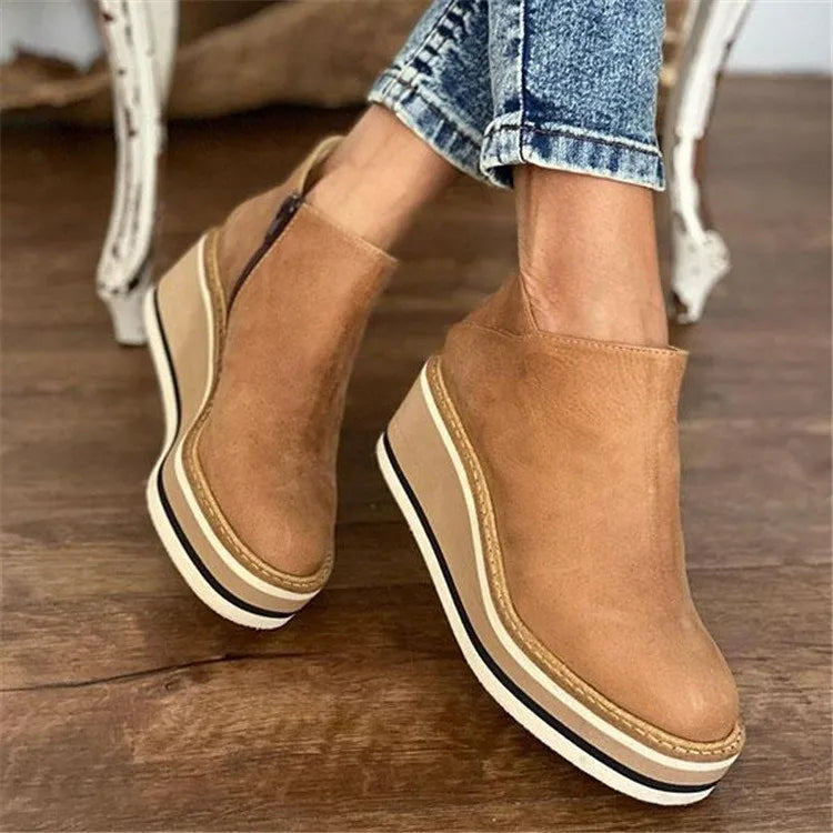 Damen Orthopädische Plattform Stiefeletten - Eveloria
