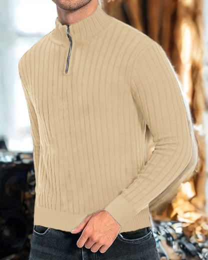 Herren Strickpullover Langarm Baumwolle Regular Fit