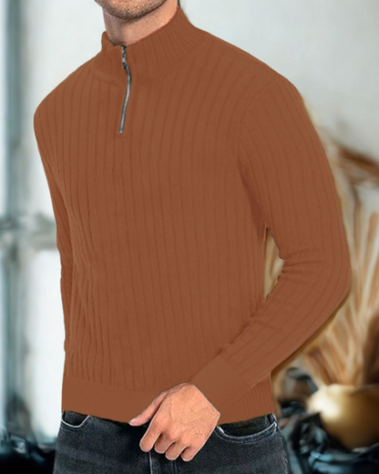 Herren Strickpullover Langarm Baumwolle Regular Fit