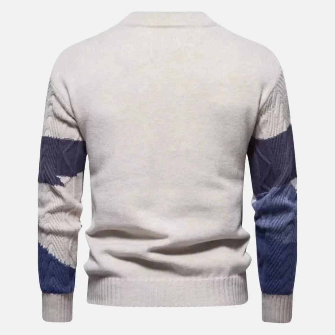Eveloria Herren Kabelpullover Verlauf Design