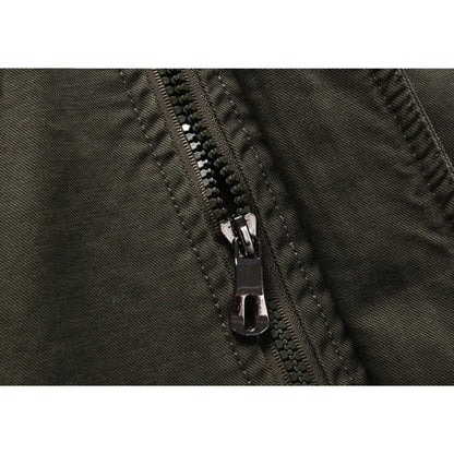 Cargo Jacke - Army grün - Feldjacke - Militärische Einsatzjacke - Herrenjacke-Chaps Herrenmode
