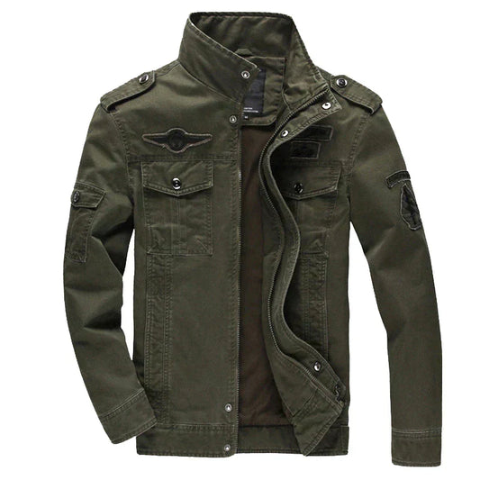 Herren Feldjacke Armygrün Militärisch - Eveloria