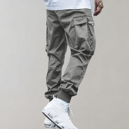 Cargo-Jogger - Elastische Taille - Taschen - Cargo-Hosen - Herren-Jogger-Chaps Herrenmode