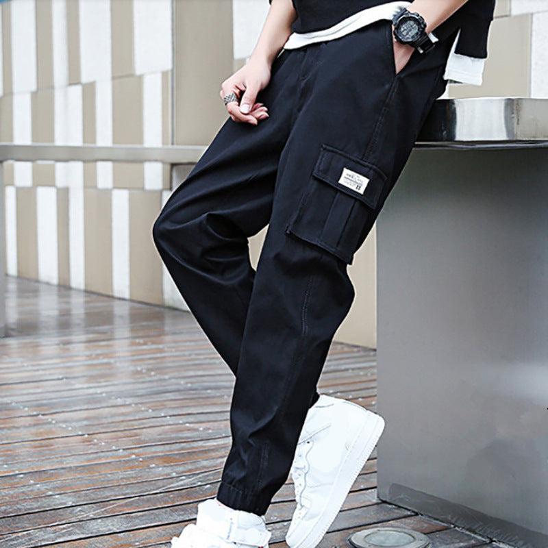 Herren Cargo Joggers Baggy Loose Fit Cargohosen - Eveloria