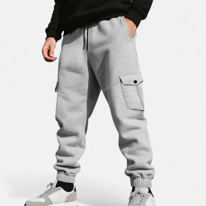 Herren Cargo-Joggers Lässig Kordelzug Beige - Eveloria