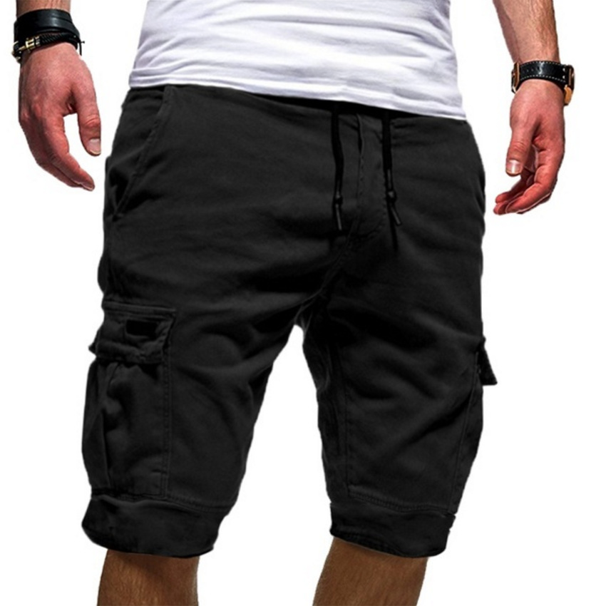 Herren Cargo Shorts Baumwolle Locker Sitz Beige - Eveloria