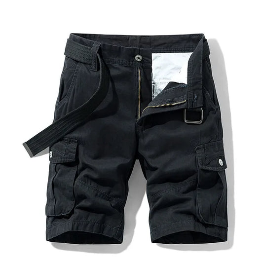Herren Cargo-Shorts Längere Cargohose Mit Taschen - Eveloria