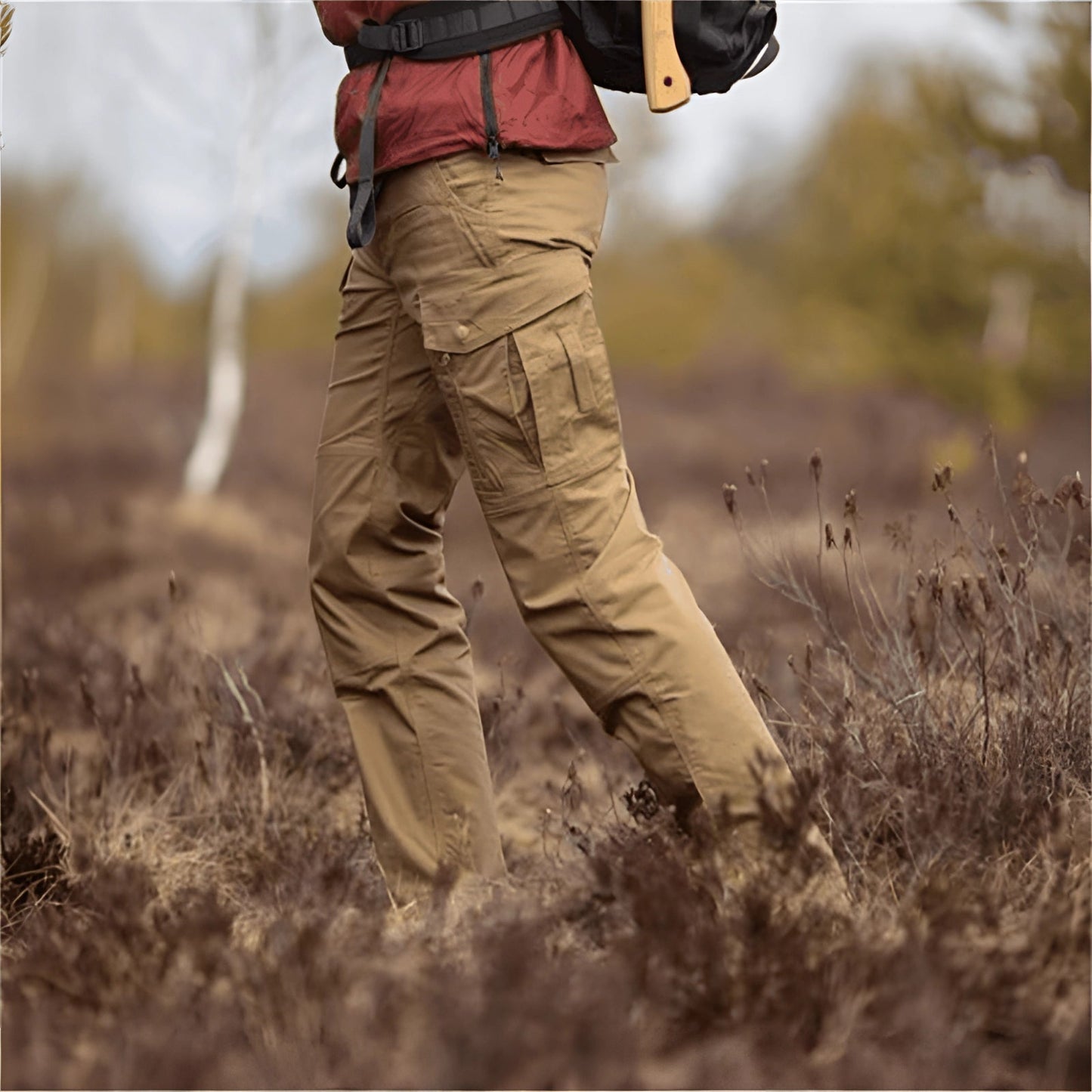 Herren Cargohose Gerades Bein Taktisch Trekkinghose - Eveloria