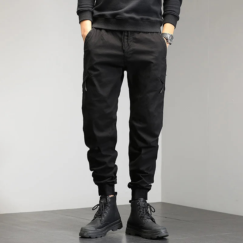 Herren Cargo-Hosen Skinny Drawstring Jogger - Eveloria