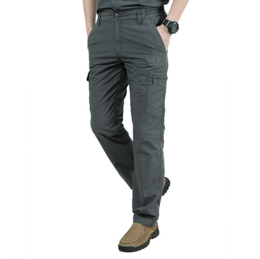 Herren Tactical-Hosen Elastischer Bund Gerades Bein - Eveloria