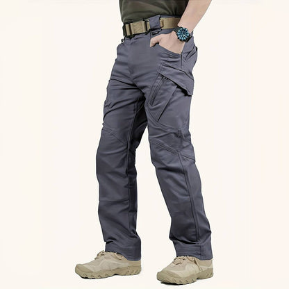 Herren Cargohosen Gerades Bein Freizeit Tactical Schwarz - Eveloria