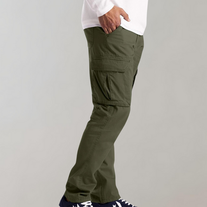 Cargohosen | Gerades Bein | Taschen | Freizeithosen | Herrenhosen-Chaps Herrenmode