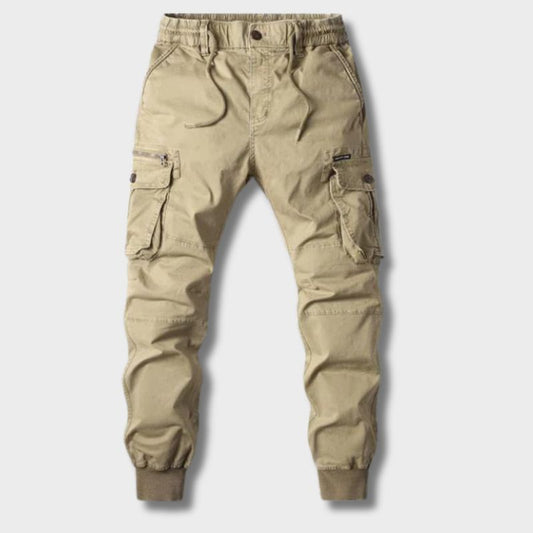 Herren Jogginghosen Elastische Taille Kordelzug Bequem Schwarz - Eveloria