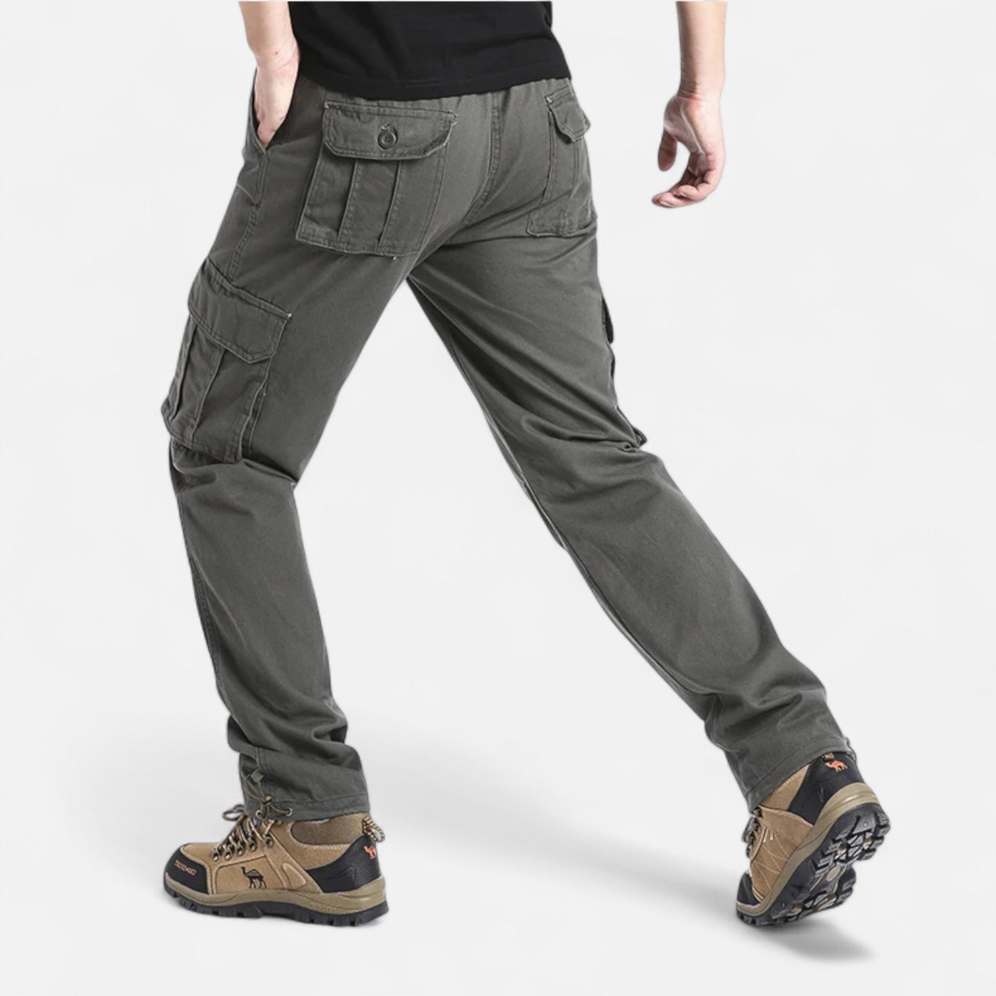 Cargohosen – Lässig – Gerades Bein – Taktische Hosen – Herrenhosen-Chaps Herrenmode
