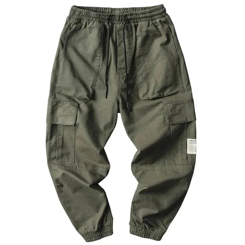 Herren Cargo Hosen Lockere Passform Beige - Eveloria