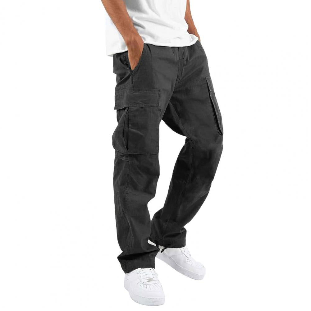 Herren Cargohosen Lockere Passform Mit Taschen Gerade Geschnitten - Eveloria