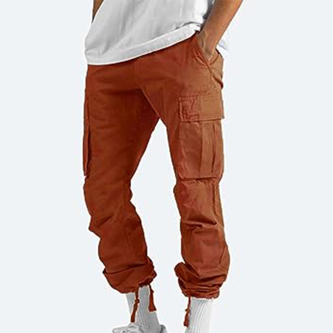 Cargohosen – lässig – gerade geschnittenes Bein – Cargojogginghosen – Herrenhosen-Chaps Herrenmode