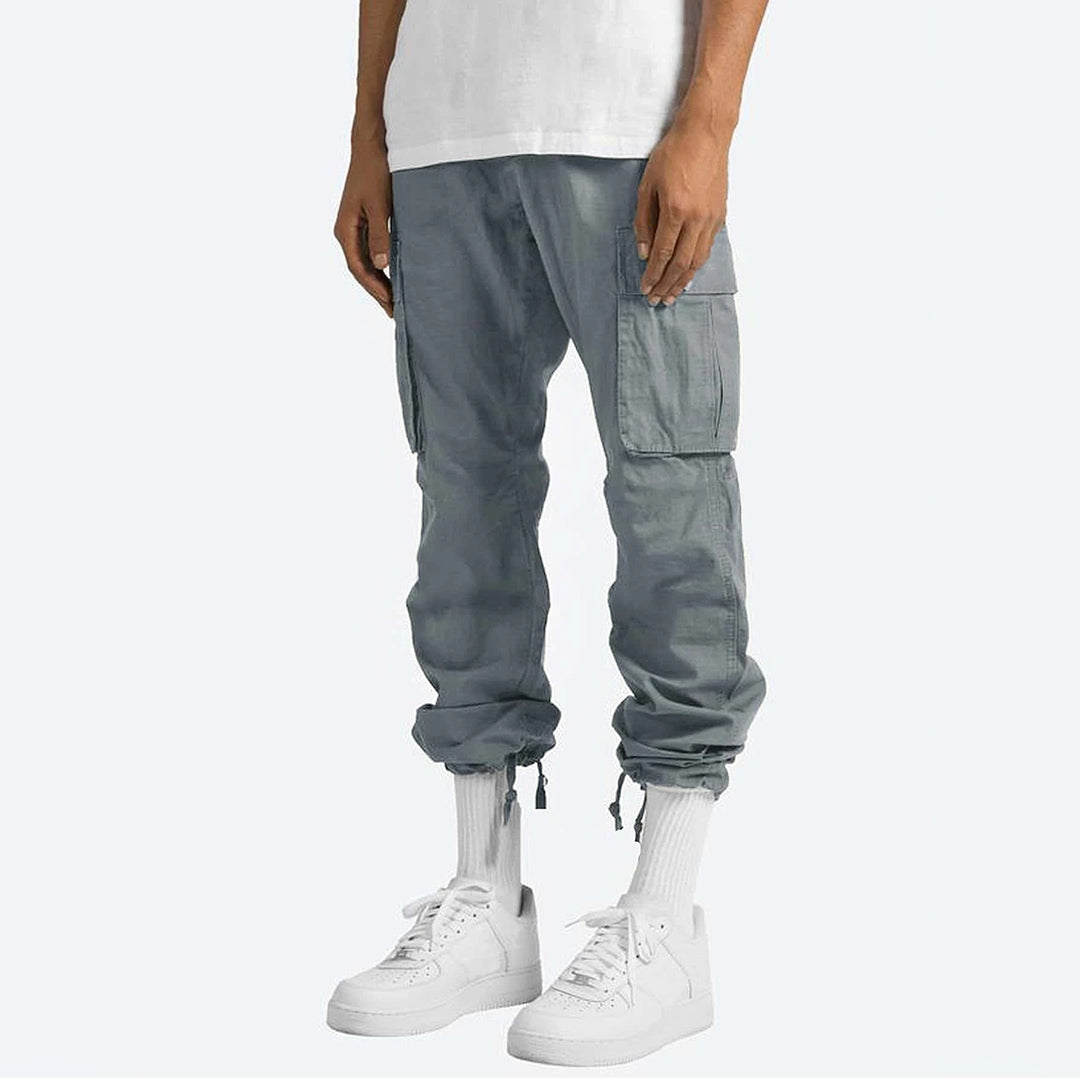 Cargohosen – lässig – gerade geschnittenes Bein – Cargojogginghosen – Herrenhosen-Chaps Herrenmode