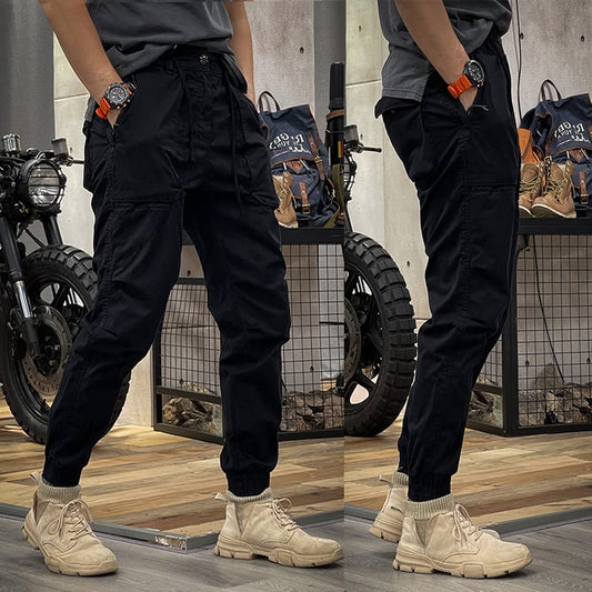 Herren Stretch-Cargohosen Lässig Mit Kordelzug - Eveloria