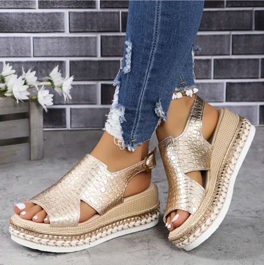 Eveloria Damen Orthopädische Sandalen Fußgewölbestütze Komfort Schwarz - Eveloria